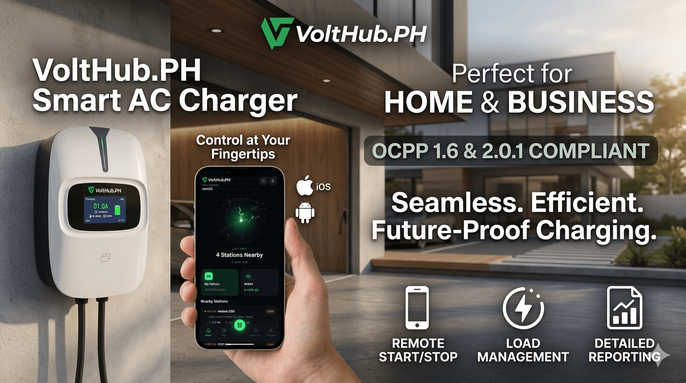 VoltHub smart app integration — complete EV franchise control center dashboard