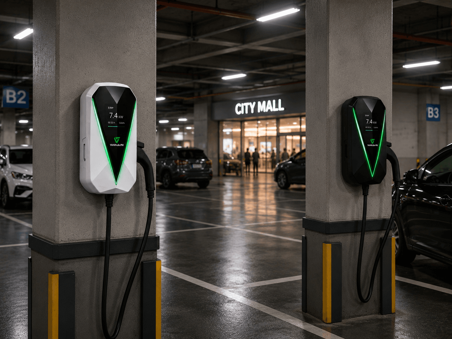 DC EV Charger 160kW commercial grade dual gun